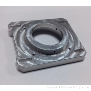 CNC Precision Machining of Aluminum Faceplate for Gear Box Assembly